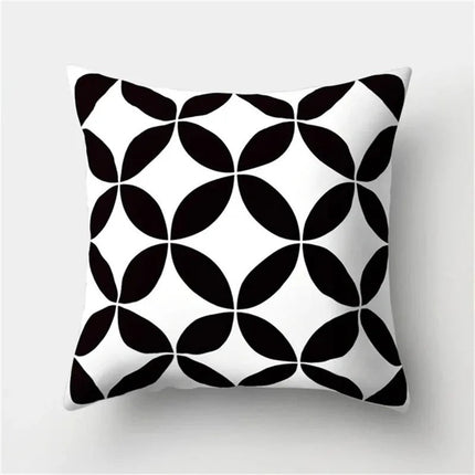 Stijlvolle Geometrische Kussenhoes - voor een Modern Interieur