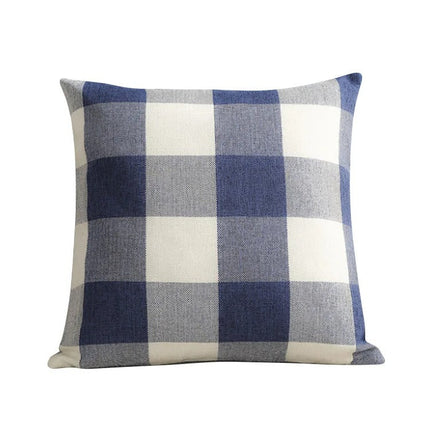 Harmonie Home Kussenhoes - Tijdloze Ruit Kussenhoes voor Elk Interieur