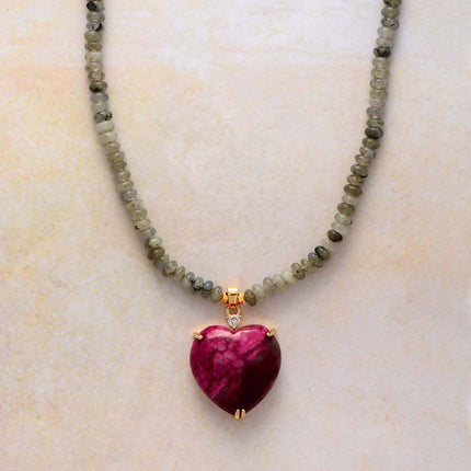 Nova Heart Bead Necklace – Stijlvolle Genezing Kralenketting