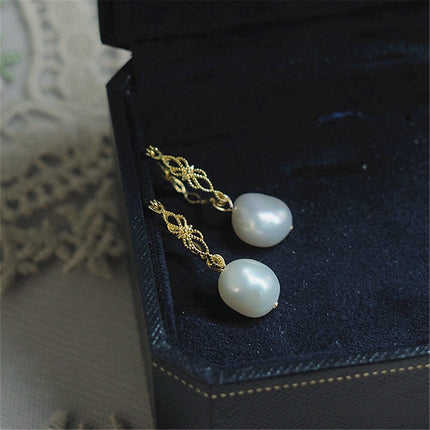 Vivienne Earrings - Natuurlijke Parel Oorbellen