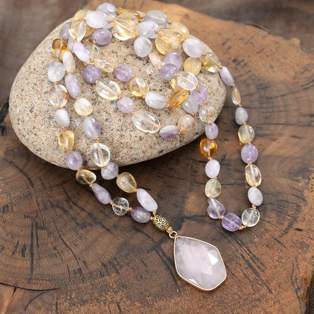Seraphina Mala Necklace - Rustgevende Energie Sieraad