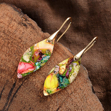 Amaris Earrings - Elegante Druppelvormige Oorbellen