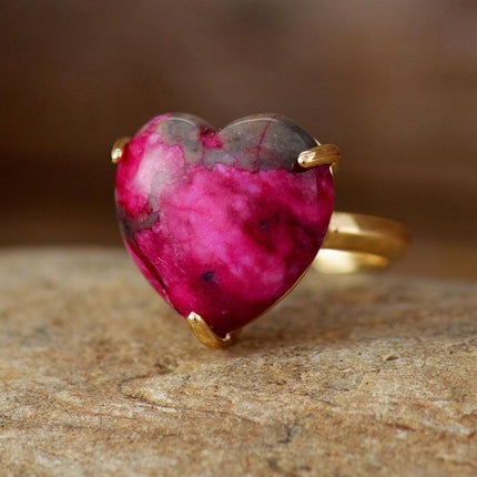HealingGem Ring - Elegante Edelsteen Sieraden
