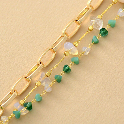 Isabelle Bracelet - Elegante Turkoois en Opaal