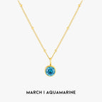 Maart | Aquamarijn / Goud
