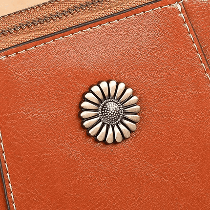 LeatherVibe - Elegante Leren Crossbody Tas