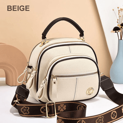TimelessCharm - Elegante Leren Crossbodytas voor Elke Dag
