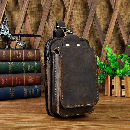 EliteGuard – Luxe Leren Heuptas voor Heren