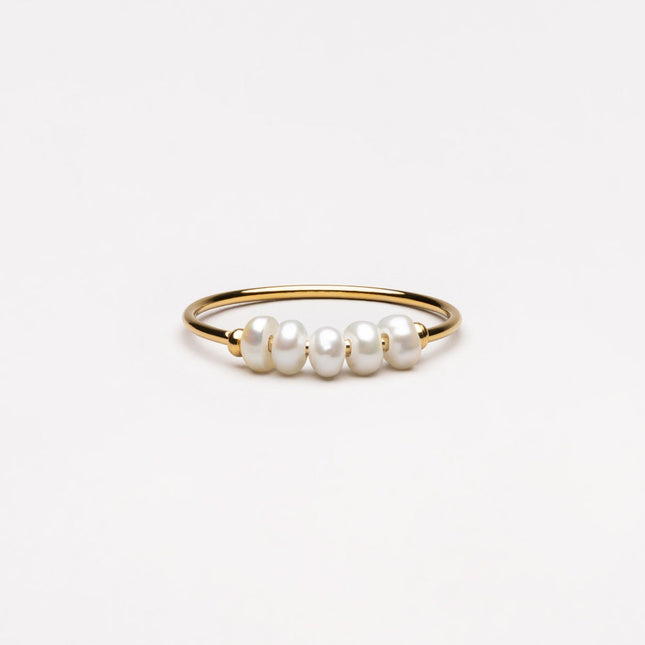 Chic Isolde Mini Pearl Ring - Elevate Your Style!