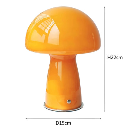 Scandinavische LED Paddenstoel Lamp - Elegantie en Warmte voor Jouw Interieur