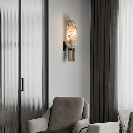 Stijlvolle Marmeren Wandlamp  - Voor Luxe en Sfeervol Interieur
