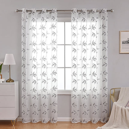 NatureGlow Curtains - Luxe Verduisterende Gordijnen met Bloemenmotief