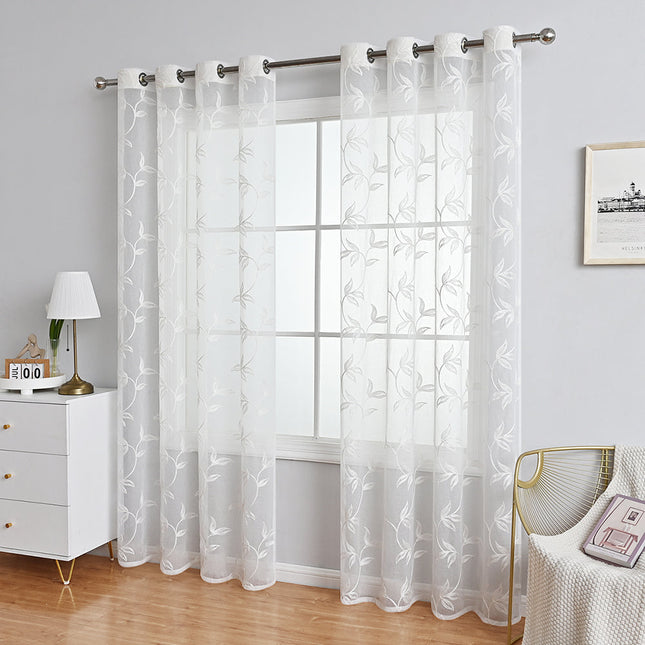 NatureGlow Curtains - Luxe Verduisterende Gordijnen met Bloemenmotief