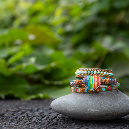 Vitala ChakraWrap - Spirituele Energie Wikkelarmband