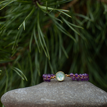 Amethyst Glow Bracelet - Krachtige Energie Accessoire