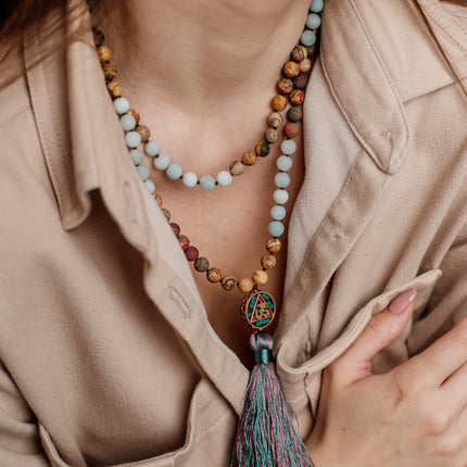 Anaya Mala Beaded Necklace - Spirituele Accessoire