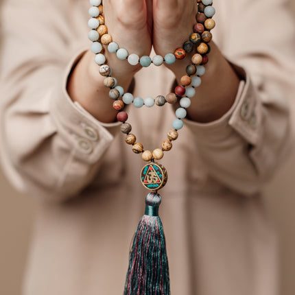 Anaya Mala Beaded Necklace - Spirituele Accessoire
