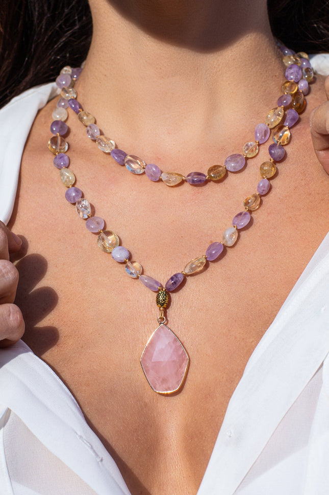 Seraphina Mala Necklace - Rustgevende Energie Sieraad