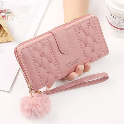 EmbroiWallet - Elegante Portemonnee met Polsband