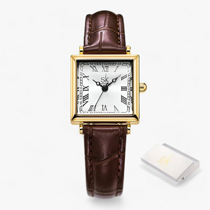 Vivienne Time – Stijlvol Vierkant Dameshorloge