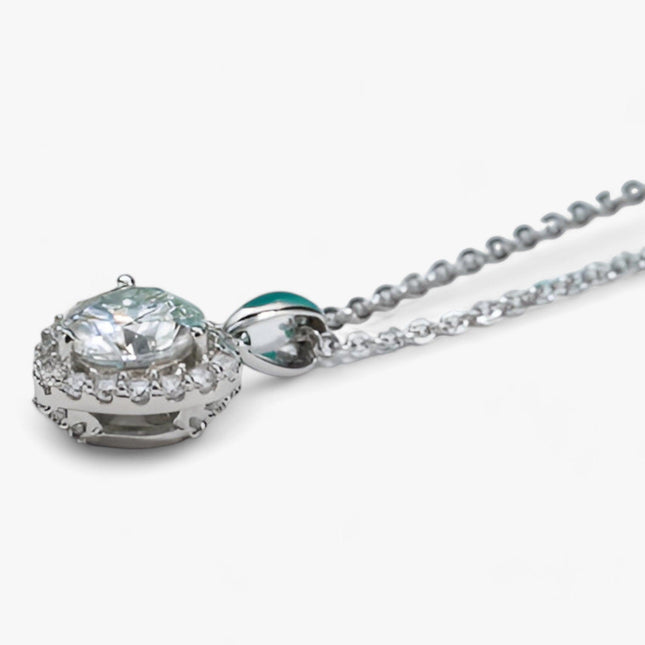 Amouria - Luxe Moissanite Hartvormige Hanger Ketting