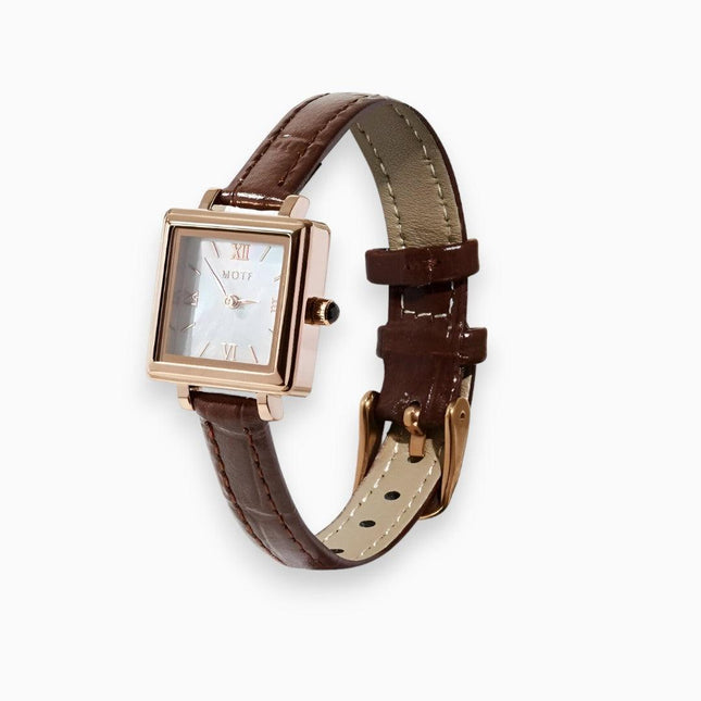 Lucina - Elegante Vierkante Quartz Horloge