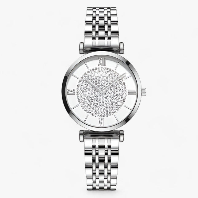 Liana – Luxe Titanium Dameshorloge met Elegantie