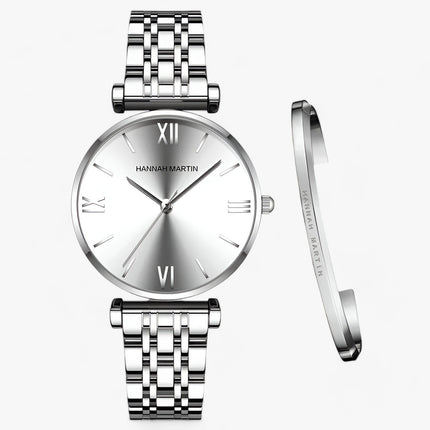 Adeline - Elegante Titanium Dameshorloge
