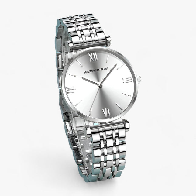 Adeline - Elegante Titanium Dameshorloge