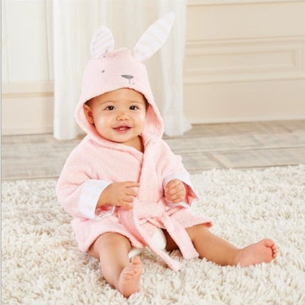 AnimalHug - Schattige Zachte Babybadjas met Dierenontwerp