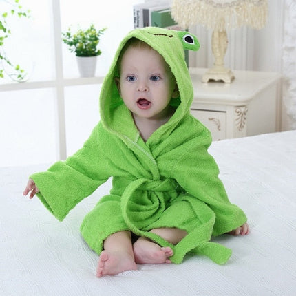 AnimalHug - Schattige Zachte Babybadjas met Dierenontwerp