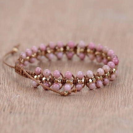 Rhodonite Bracelet - Hartvormige Energiearmband Amara
