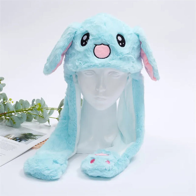 BunnyBounce Hat – Schattige Muts met Beweegbare Oortjes