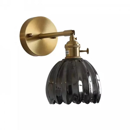 TulipGlow Wandlamp - Retro Glazen Tulpenlamp voor Vintage Flair