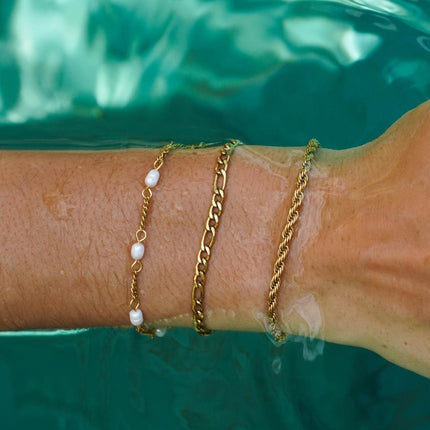 Sienna - Elegant Draaide Schakel Armband