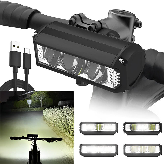 LichtFiets - Verstelbaar LED Fietslicht voor Veilig Fietsen