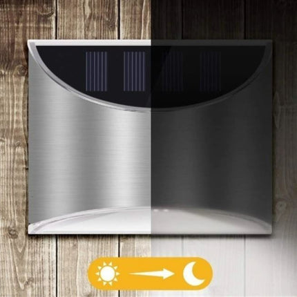 Draadloze LED Solar Wandlampen Deluxe - Creëer de perfecte sfeer in jouw tuin!