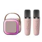 Roze / Twee microfoons