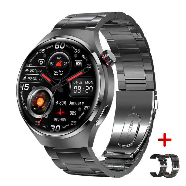 EliteXplorer Watch - Luxe Smartwatch met Geavanceerde Functies