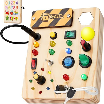 LightPlay – Creatief Montessori Speelbord met LED Lichten