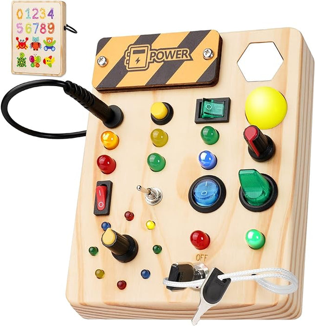 LightPlay – Creatief Montessori Speelbord met LED Lichten