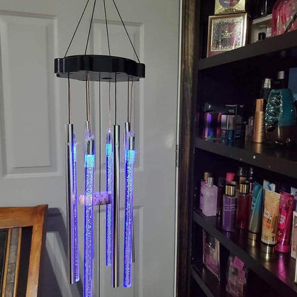 Harmony - Kleurige Tuinwindgong met Licht en Geluid