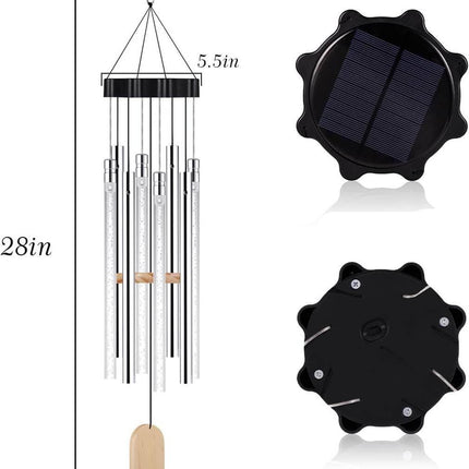 Harmony - Kleurige Tuinwindgong met Licht en Geluid