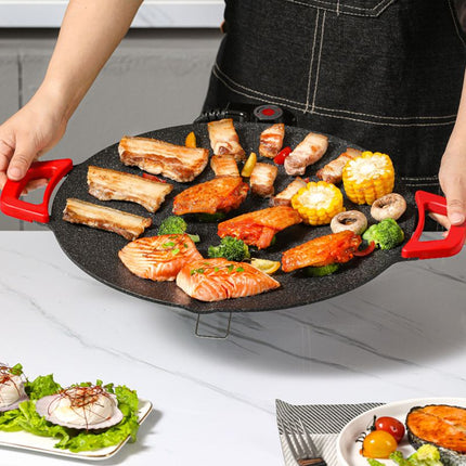 GrillCook - Rookvrije Bakplaat voor Gezond Koken