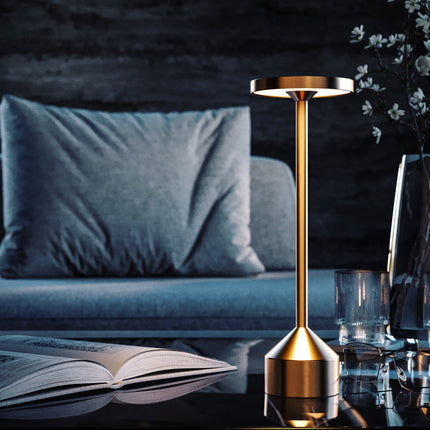 Stockholm Verlichting: Elegante Draadloze Tafellamp met Dimfunctie