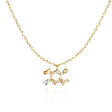 Elegant Celestial Star Sign Necklace - Celestia