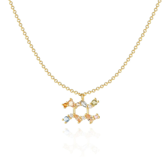 Elegant Celestial Star Sign Necklace - Celestia