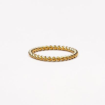 Tessa's Betoverende Gedraaide Symboliek Ring