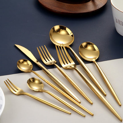 RoyalGlimmer Gouden Bestekset - Gouden Bestekset voor een Luxueuze Tafelsetting