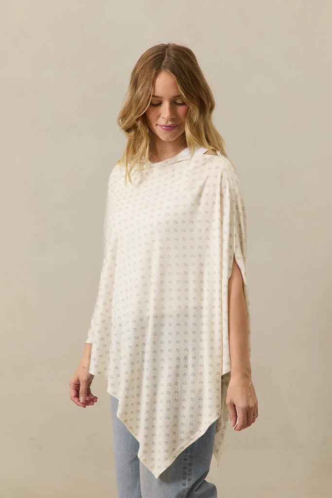 Bleu Toile Nursing Cover